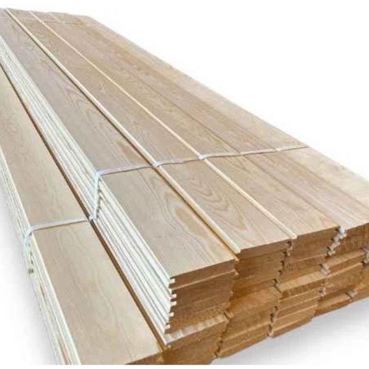 Pavimento in legno massello di pino di qualità premium senza nodi 10 m²/scatola 200x10x2 cm (50 assi) - 3