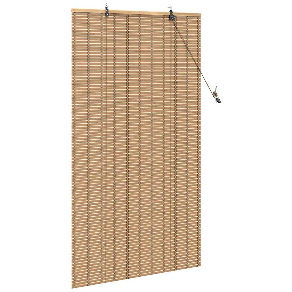 Roleta z zasłonami natura 80 x 220 cm Bambus vidaXL - 5