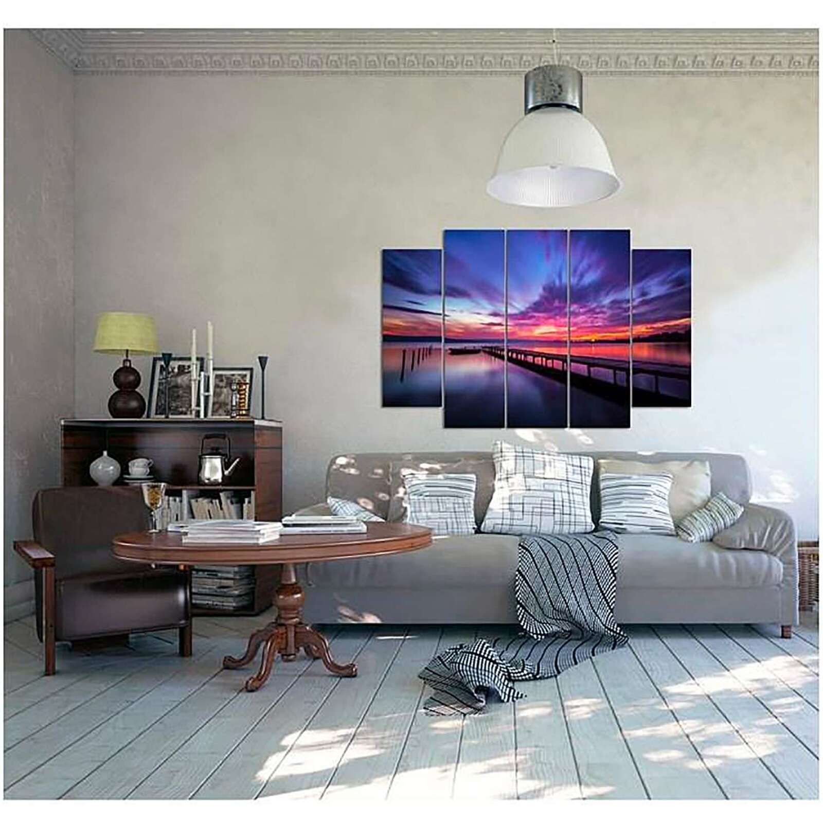Tableau ciel plein de couleurs - 100 x 70 cm - 3