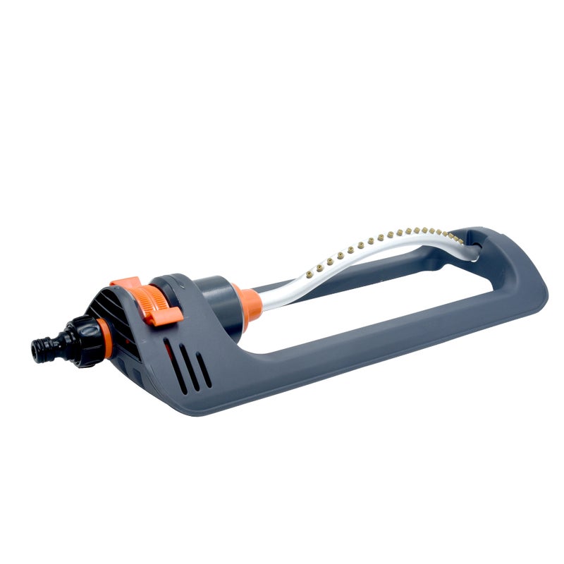 Metalowy zraszacz trawnikowy do dużych powierzchni, zraszacz kołowy, zraszacz pulsacyjny, podlewanie ogrodu, 1/2" 280 stopni