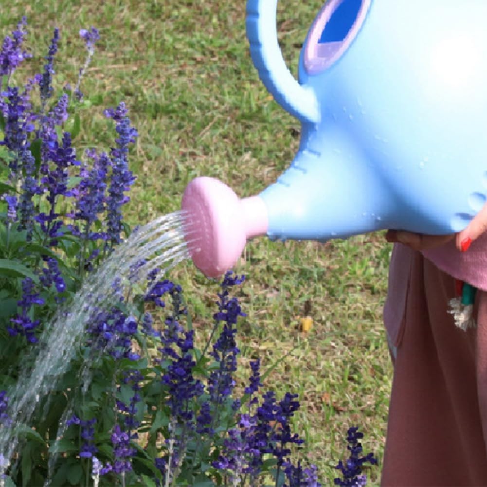 Arrosoir en plastique mignon pour intérieur et extérieur, arrosoir jouet pour enfants avec pommeau de douche éléphant réutilisable - 5