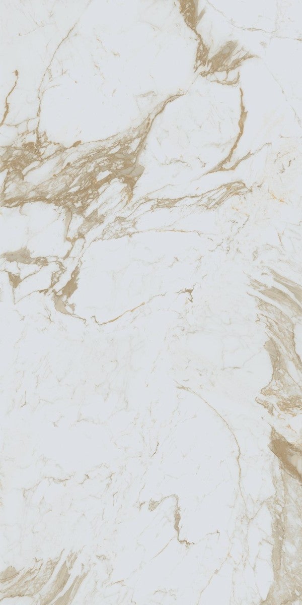 Carrelage sol/mur effet marbre brillant VENTURA GOLD L.120 x l.60cm - 2