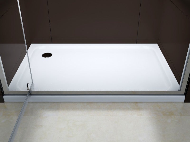 BERNSTEIN - Barre de stabilisation extensible en acier inoxydable pour paroi de douche - 80-140cm - Stabilisateur au choix ronde - 3