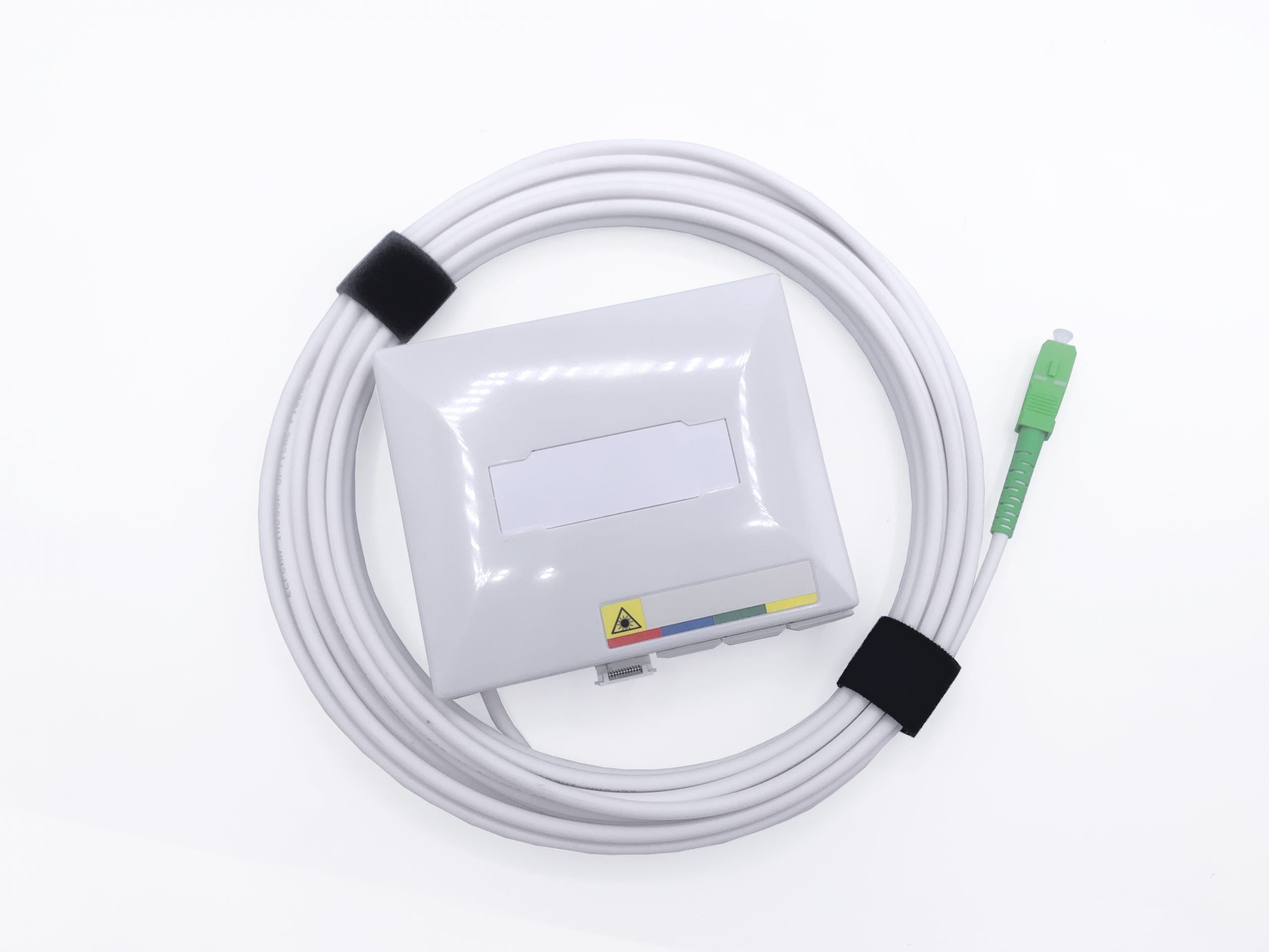 Elfcam® - 10 Metres Cable Fibre Optique Renforce SC/APC a SC/APC Simplex Monomode (Diametre: 4,0mm), Equipe d'une PTO, Rallonge Ut... Debit - 3