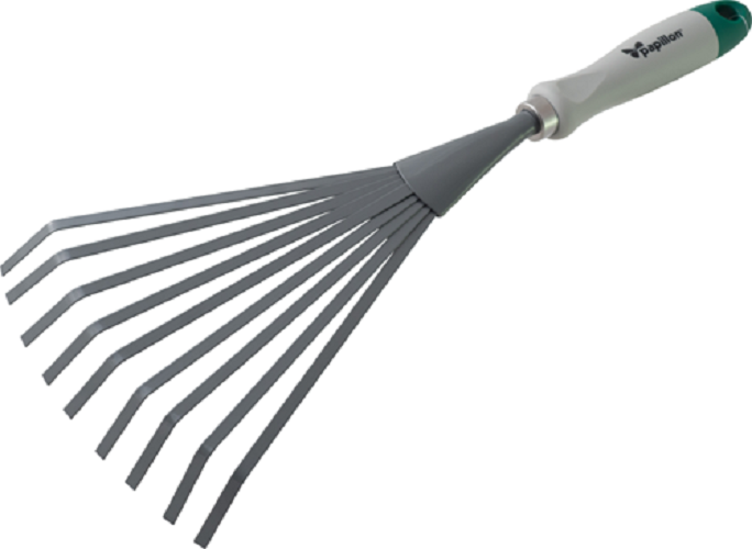 Rastrello da Giardino COSTWAY 19 Denti | Alluminio Argento 178cm