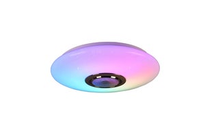 Plafoniera LED 56W Con Bluetooth E Luci RGB - Lampada Soffitto Dimmerabile Con Altoparlante E Telecomando Per Camera Bambini - Foto 6
