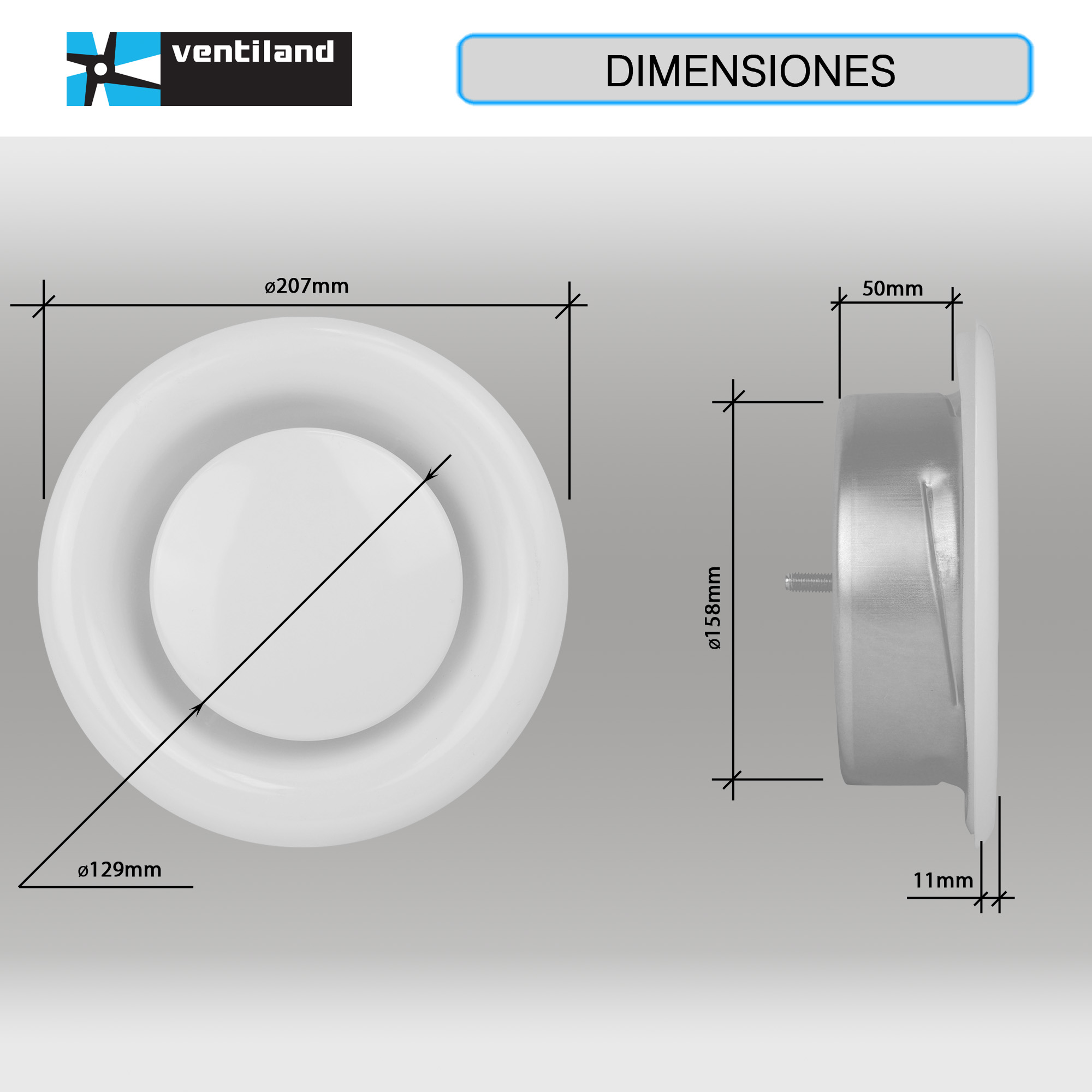 Cubierta De Ventilación Para Rejilla De Techo, Rejilla De Tr | Meses Sin Interés