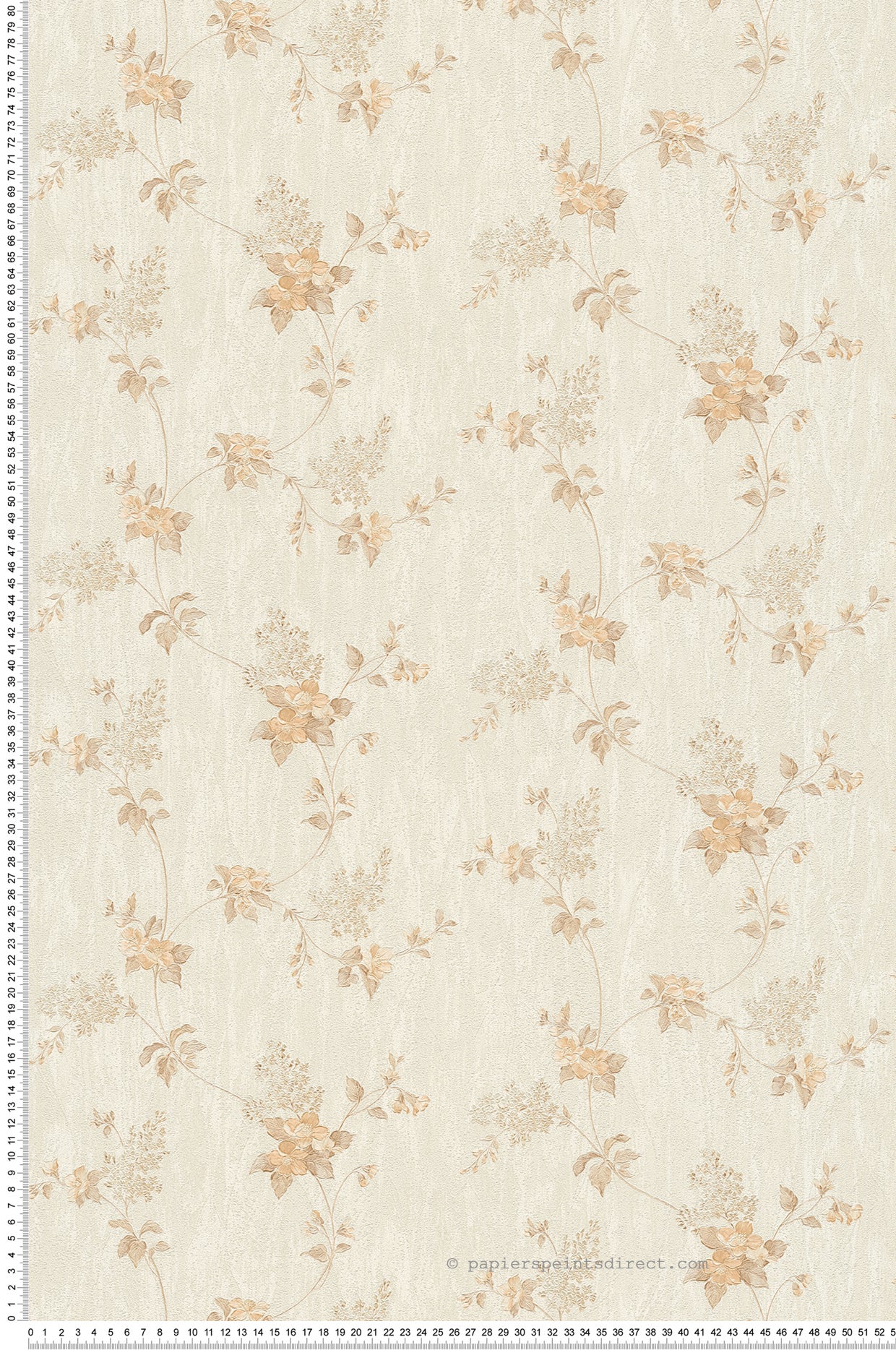 Papel pintado gris, marrón claro y beige estilo retro papel pintado floral para interior elegante papel pintado vintage decorativo