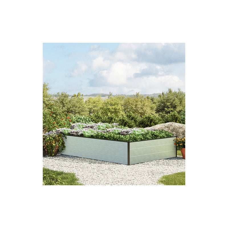 119 x 195 x 39 cm Grządka podwyższona, aluminium anodowane