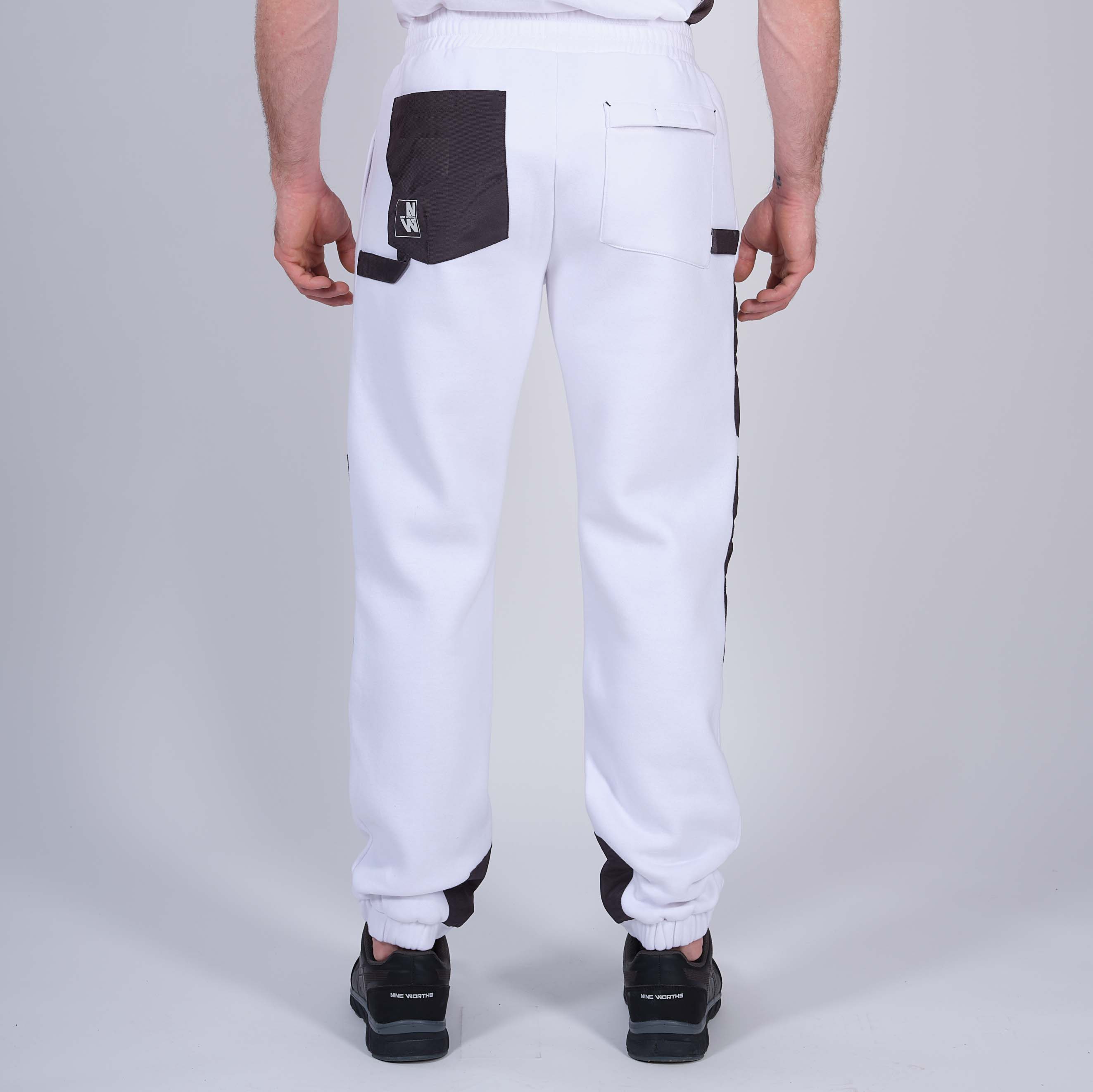 AMY - JOGGING DE TRAVAIL - 1107 Blanc , Gris M - 3