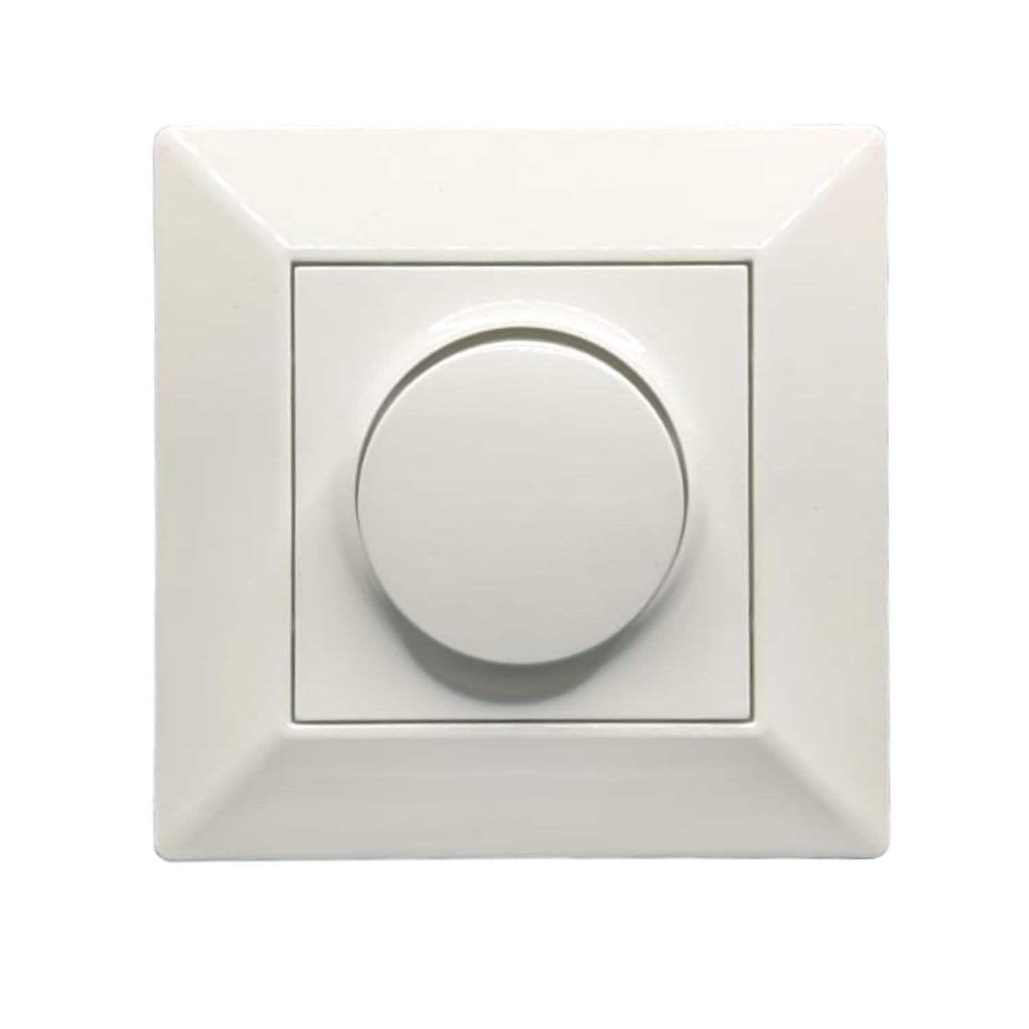 Ściemniacz TRIAC Light 500W z białą ramką z poliwęglanu