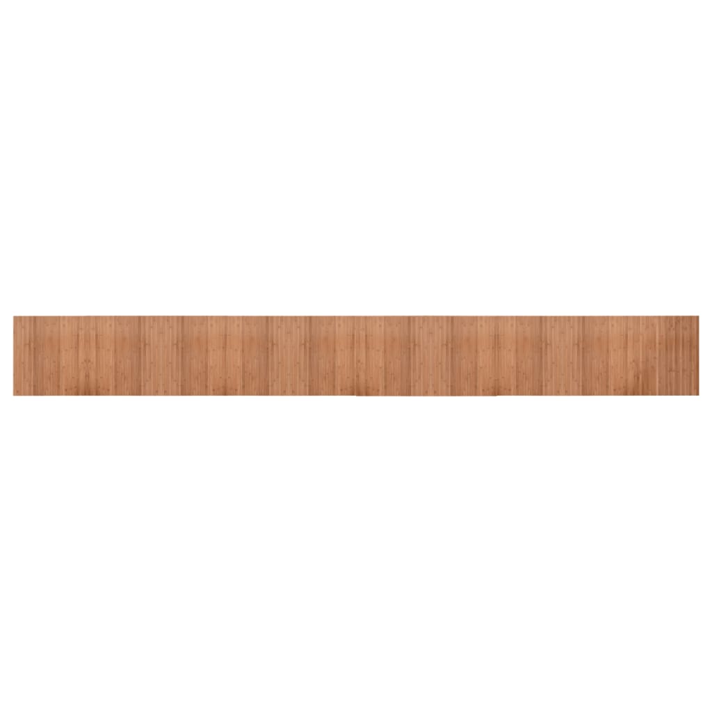 Tapis rectangulaire naturel 60x500 bambou - 2