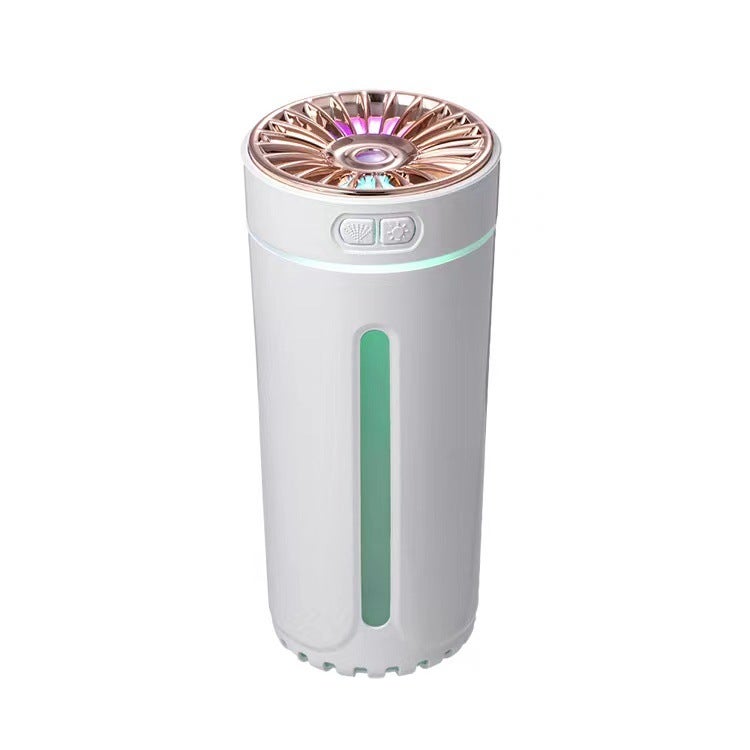 Nawilżacz powietrza z automatycznym wyłączaniem, przenośny atomizer USB do samochodu (biały)