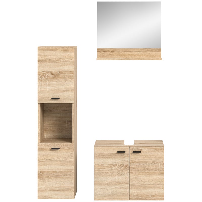 Boston zestaw mebli łazienkowych B4 dąb dekor.