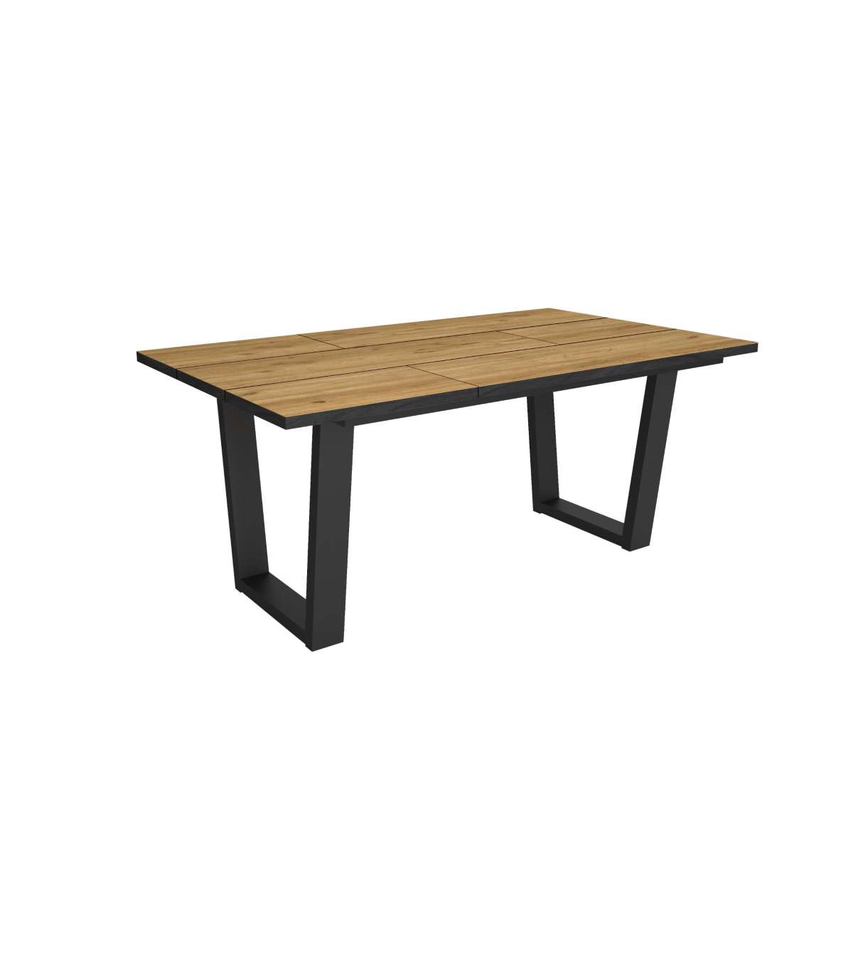 Mbtic Mesa De Comedor Comares-01 Estilo Industrial Y Funcional Negro , Leroy Merlin