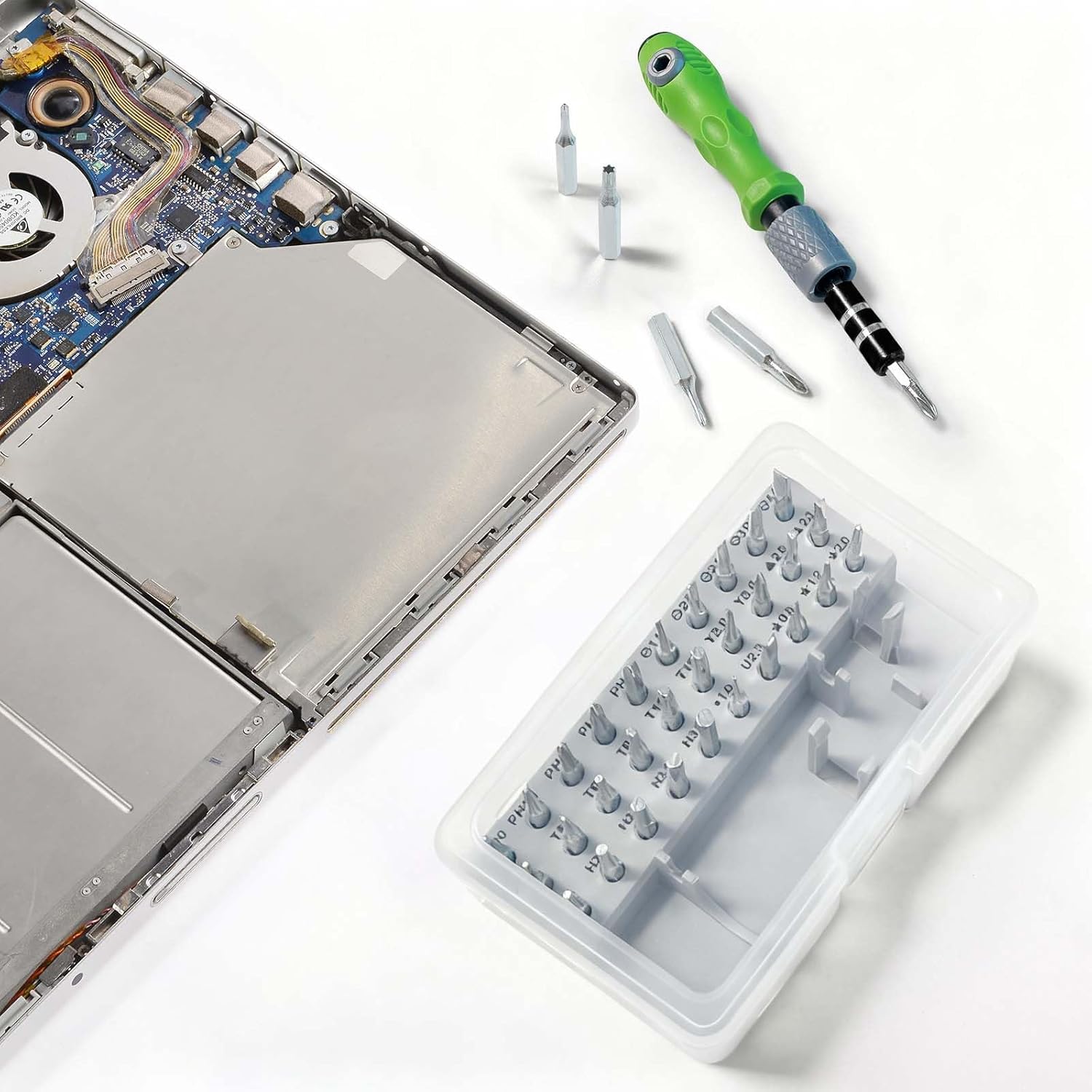 Screwdriver Kit, Precision Screwdriver Set, Portable Hand Tools with Magnetic Driver Bits, Stainless Steel Screwdriver for Smartphone, Laptop - 3