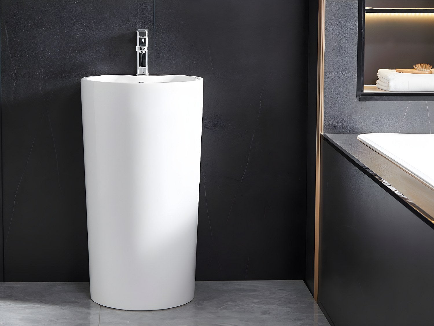 Umywalka stojąca cylindryczna TOTAM