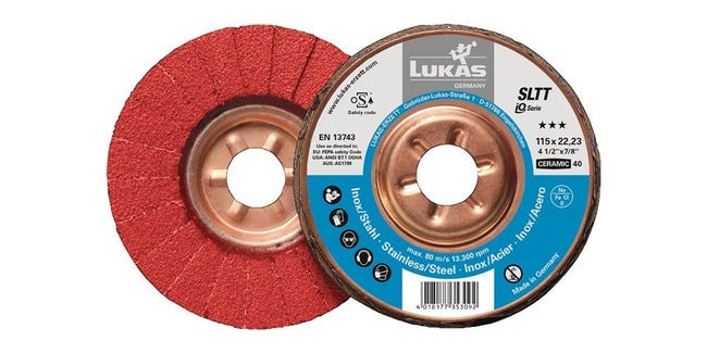 Disco Abrasivo A Ventaglio Zircone K60 Ø125mm | Per Smerigliatrice Angolare - Foto 3