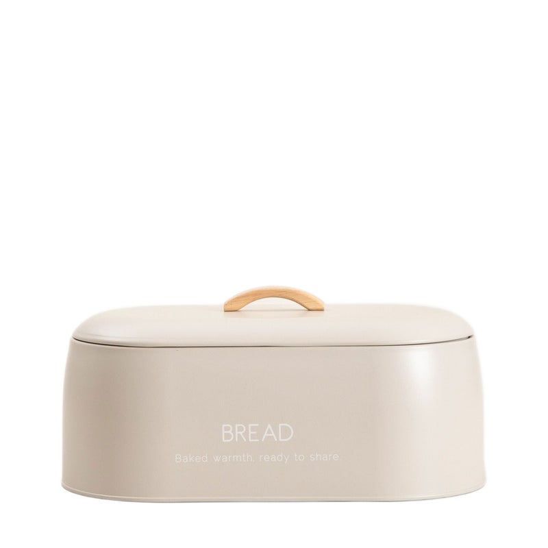 Chlebak FLORA metalowy z pokrywką 36x20x13 cm HOMLA