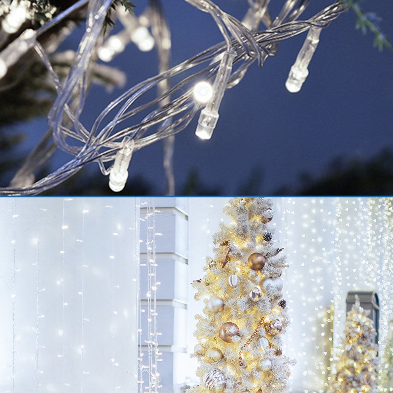 200M 1000 diod LED String Lights Cool White 8 trybów oświetlenia Garden Party Decoration Oświetlenie wewnętrzne - 6