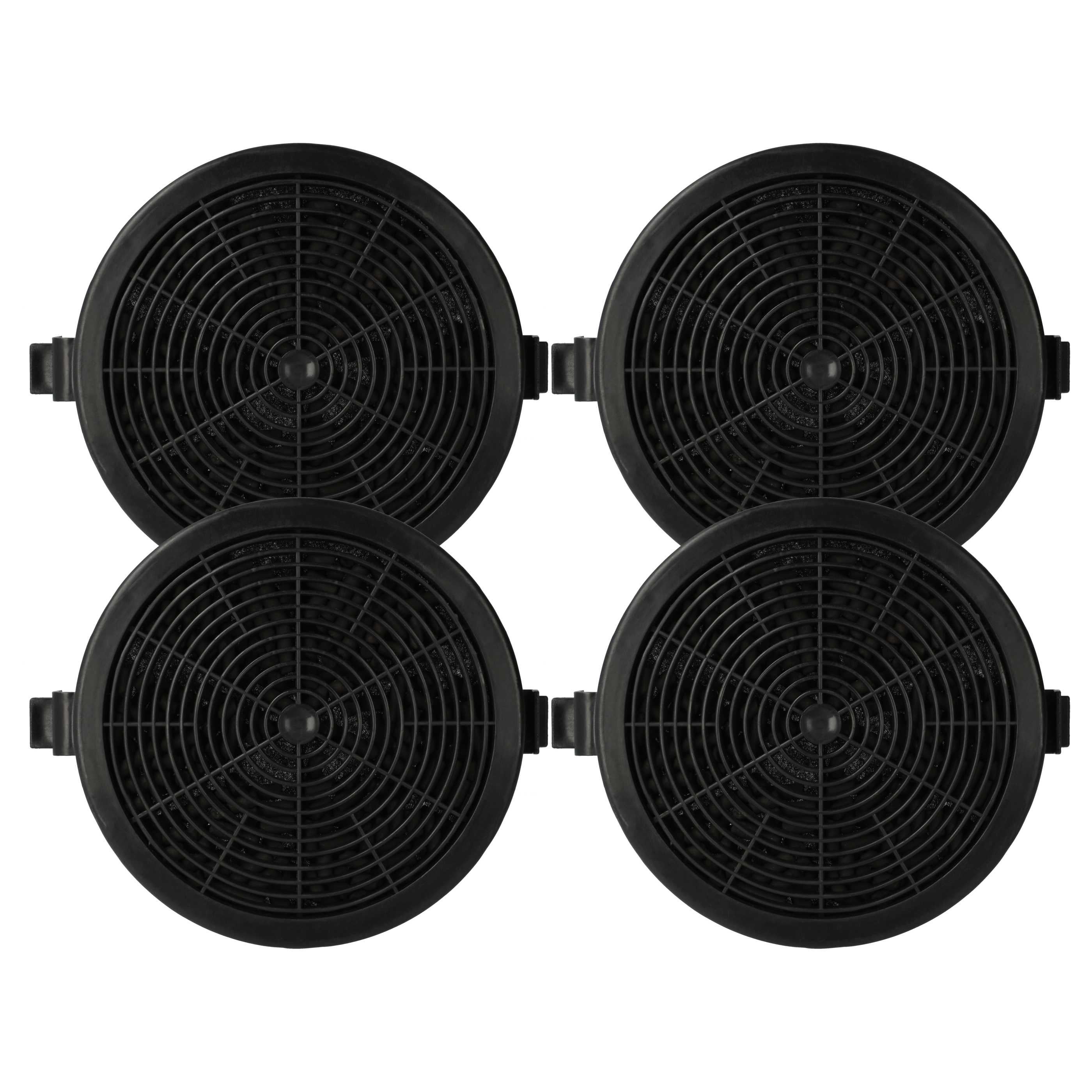 Vhbw 2x Filtro A Carboni Attivi Per Cappa Klarstein DSM-Sofia-CF E 10035567 - Diametro 11.2 Cm, Ricambio Per Ricircolo Aria