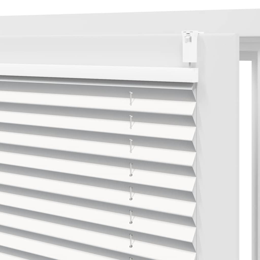 Tenda plissè 110x200cm bianca vidaXL - 7