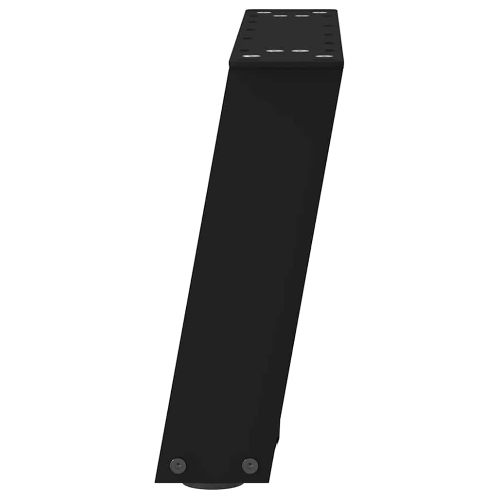 Pernas de mesa de centro em forma de U 2 unidades aço preto 40x(30-31) cm - COMFORTXL - 6
