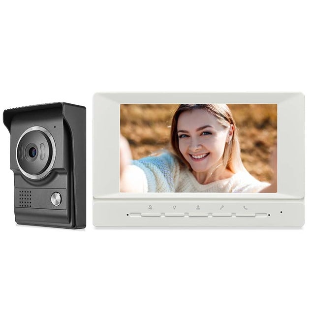 Videocitofono campanello citofono Kit sistema 7 pollici chiaro