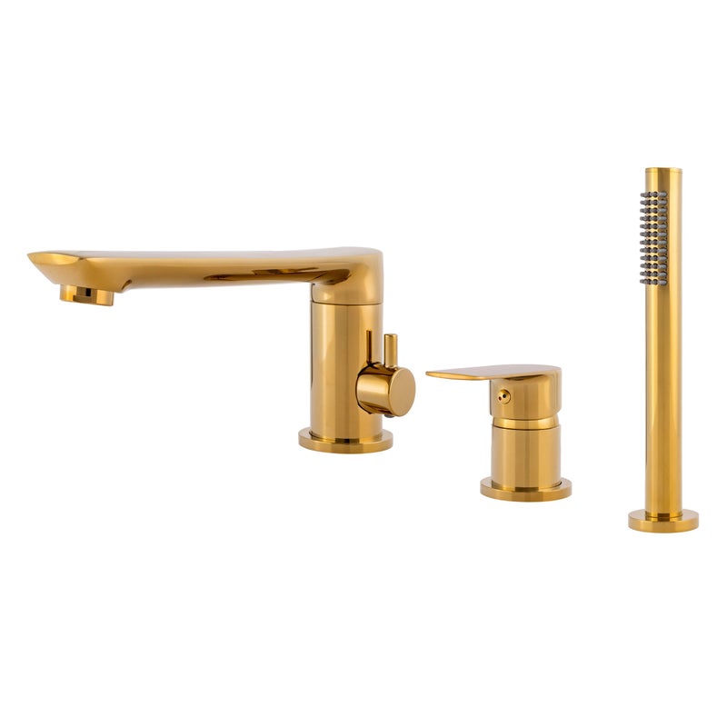 BATERIA WANNOWA 3-OTWOROWA NAWANNOWA STOJĄCA ZŁOTA