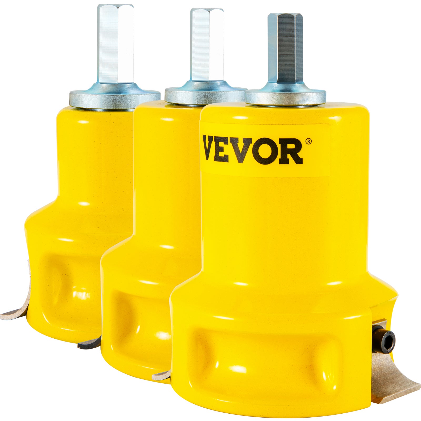 Embouts à Tenonner VEVOR 25,4 mm 38 mm et 50,8mm Tenons à Épaules Coniques en Aluminium et Acier Solide Lames Courbées Kit Démarrage pour Construction - 9