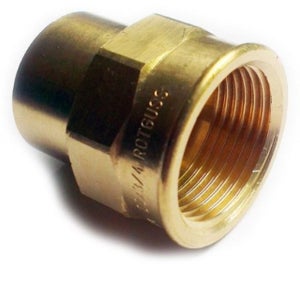 Sourcingmap, connettore in ottone per tubo flessibile, adattatore per tubo filettato femmina G1/2, 10 mm, 2 pezzi