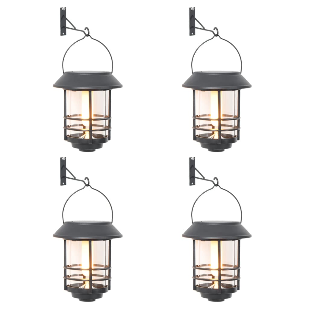 Lot de 4 Lanternes Solaires pour Jardin ExtéRieur, DéCoration de Jardin