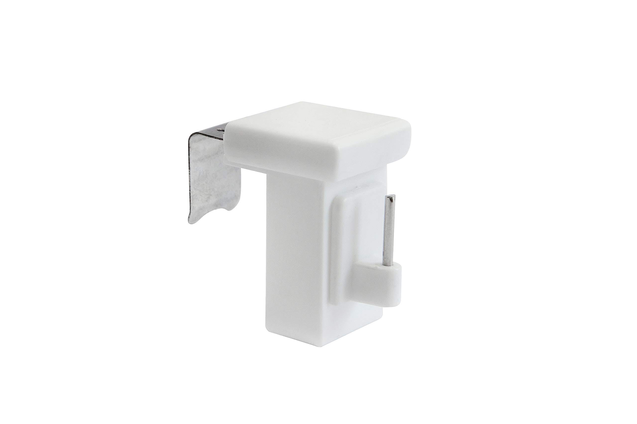 Ganchi Per Finestre 10 Pezzi - Universali Per Spessori 10-27mm, Colore Bianco - Foto 5