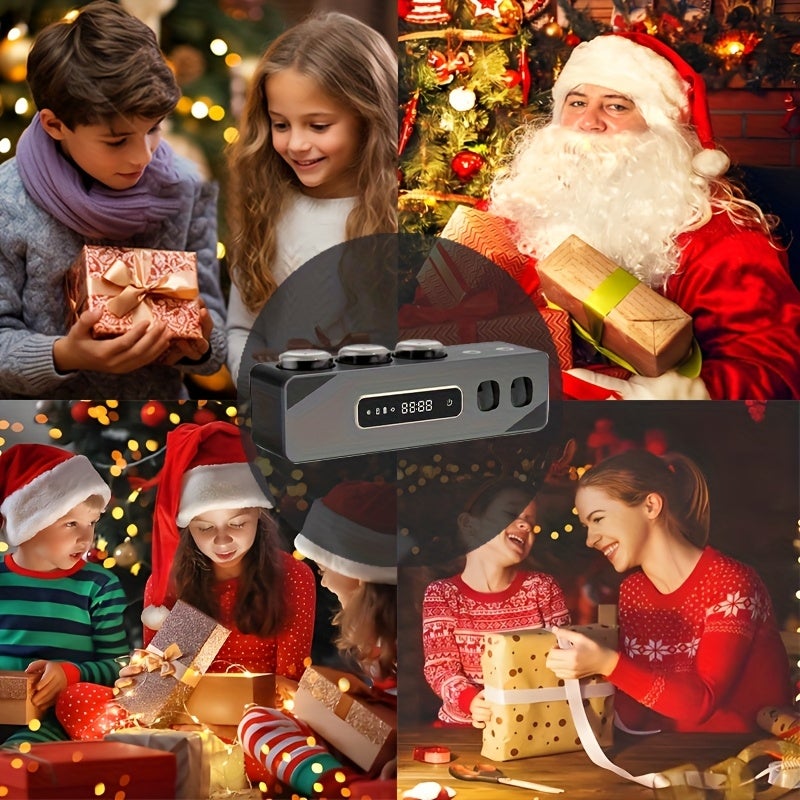 Porte-brosse à dents intelligent avec affichage numérique et chargement USB, distributeur automatique de dentifrice mural - 9