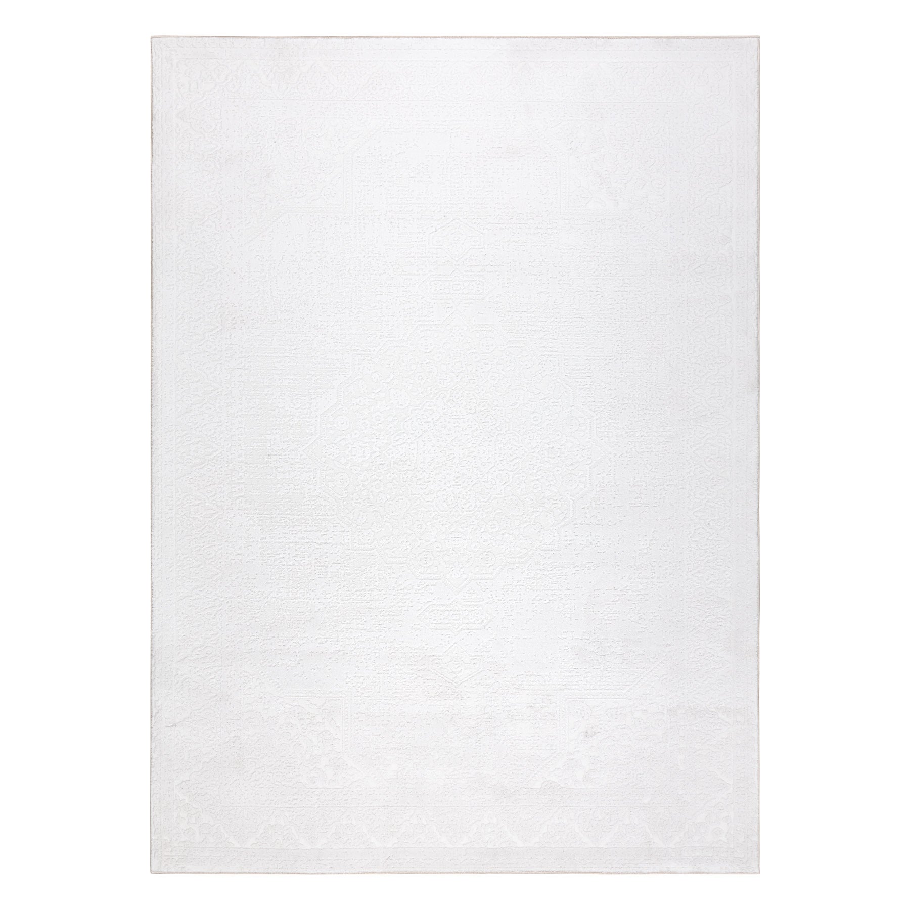 Dywan AKRYL PALACIO 1356 ROZETA kość słoniowa / biały 80x150 cm - 2