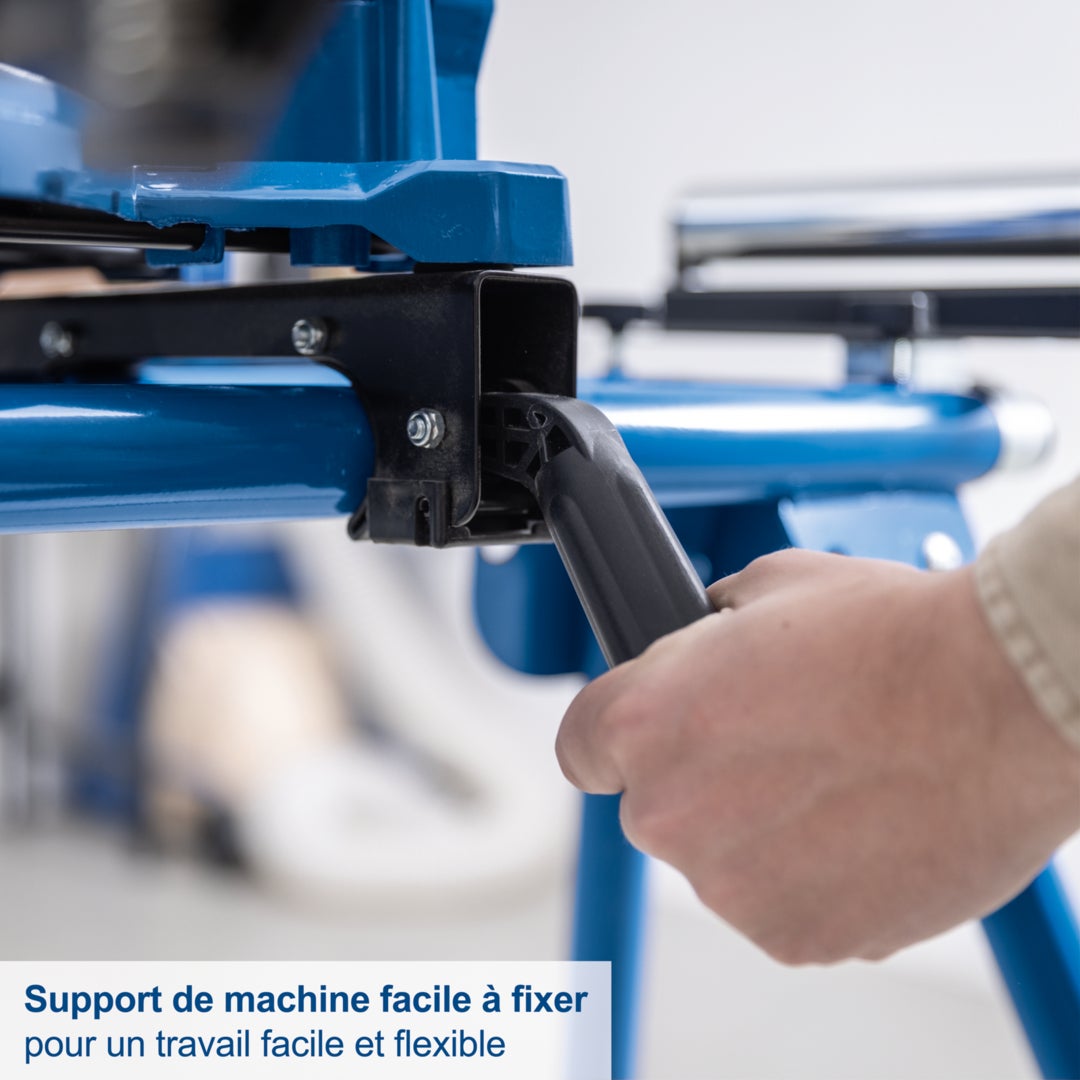 Scheppach Support Scies à Onglets UMF2000 - Piètement pour scie à onglet - Charge admissible 250kg - Supports extensibles 1160-2000mm - 9