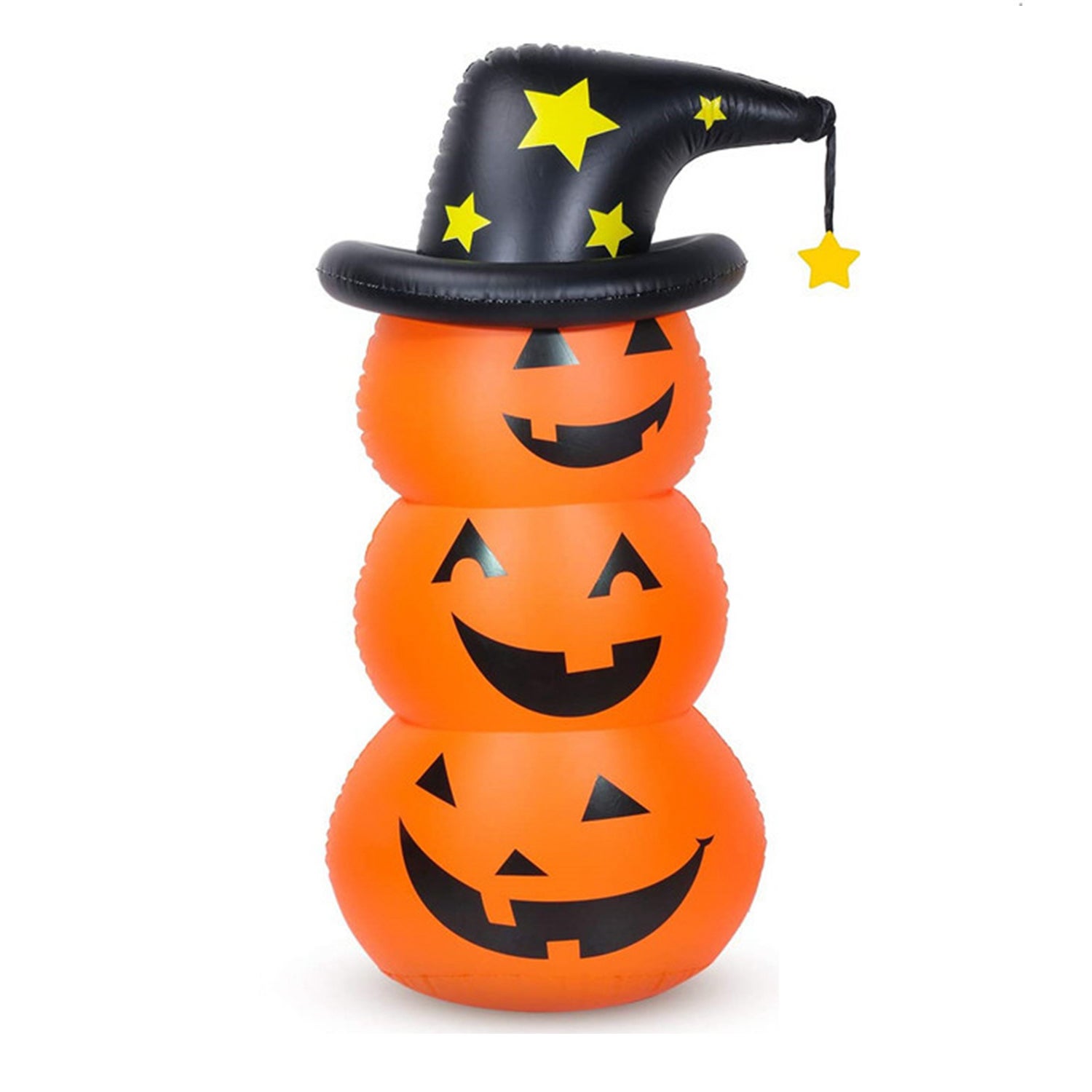 Nadmuchiwane dynie do układania na Halloween do dekoracji trawnika na zewnątrz, 60 x 45 x 140 cm