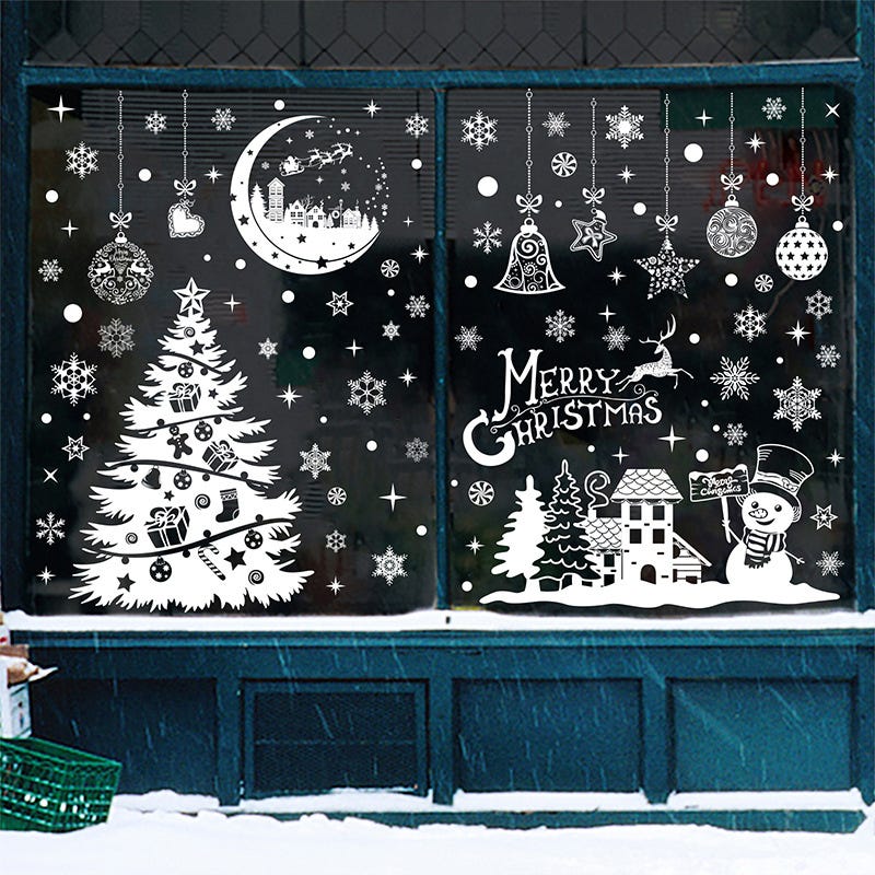 iShabao Luci Natale con 12 Fiocchi di Neve per Finestra, 168 LED Catena luminosa 3,25x1m per iShabao Luci Natale con 12 Fiocchi di Neve per Finestra, 168 LED Catena luminosa 3,25x1m per