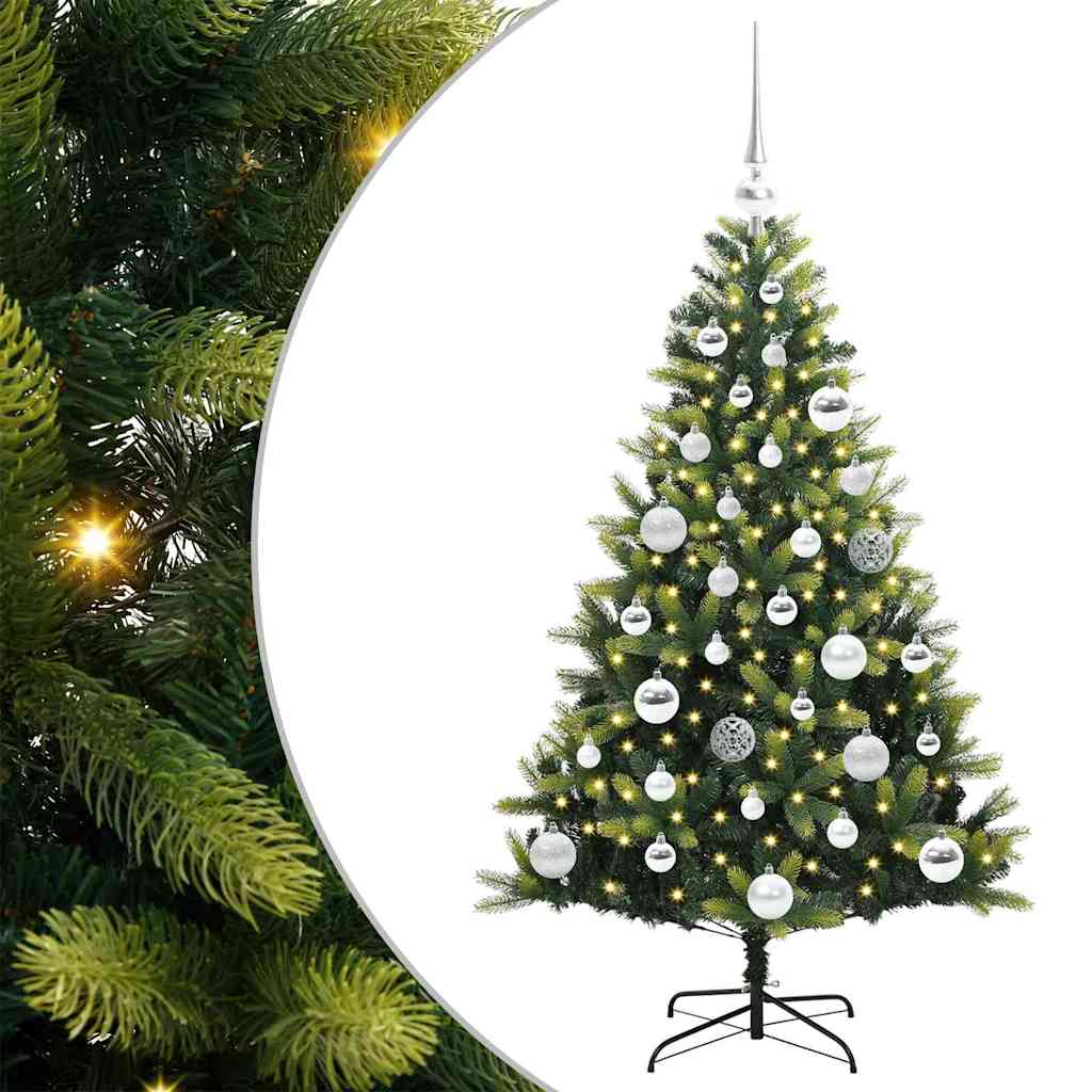 Sztuczna skandynawska choinka z zawiasami 150 LED 120 cm