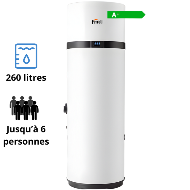 Chauffe-eau thermodynamique Oasis Tech 260 LT Ferroli