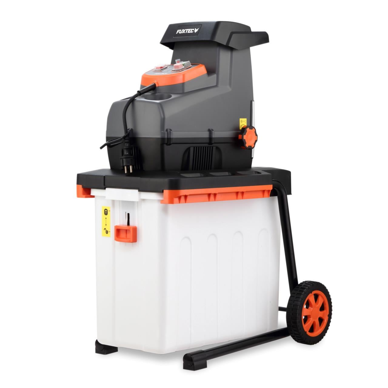 Scheppach Broyeur De Jardin électrique 2 En 1 GS60 | Broyeur & Collecteur | 2800 W | Broie Jusqu'à 45 Mm D'épaisseur | Capacité De 60 L | 2 Couteaux | Avec Gants Et Sécateur