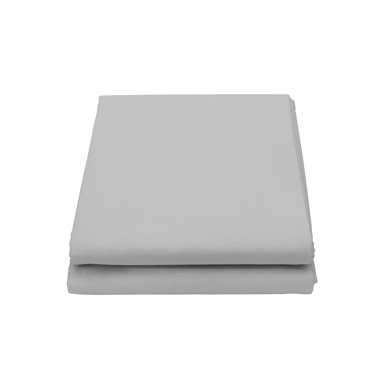 COMPLETO LETTO MAX COLOR, 100% COTONE, MADE IN ITALY, MATRIMONIALE, GRIGIO CHIARO - 3