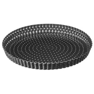 Stampo tondo forato De Buyer in accaio inox cm 18,5x2