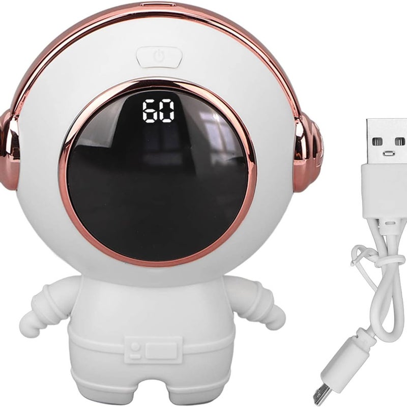 Przenośny ogrzewacz do rąk USB – akumulatorowy – elektryczny – cyfrowy – szybkie nagrzewanie – biały – zimowy