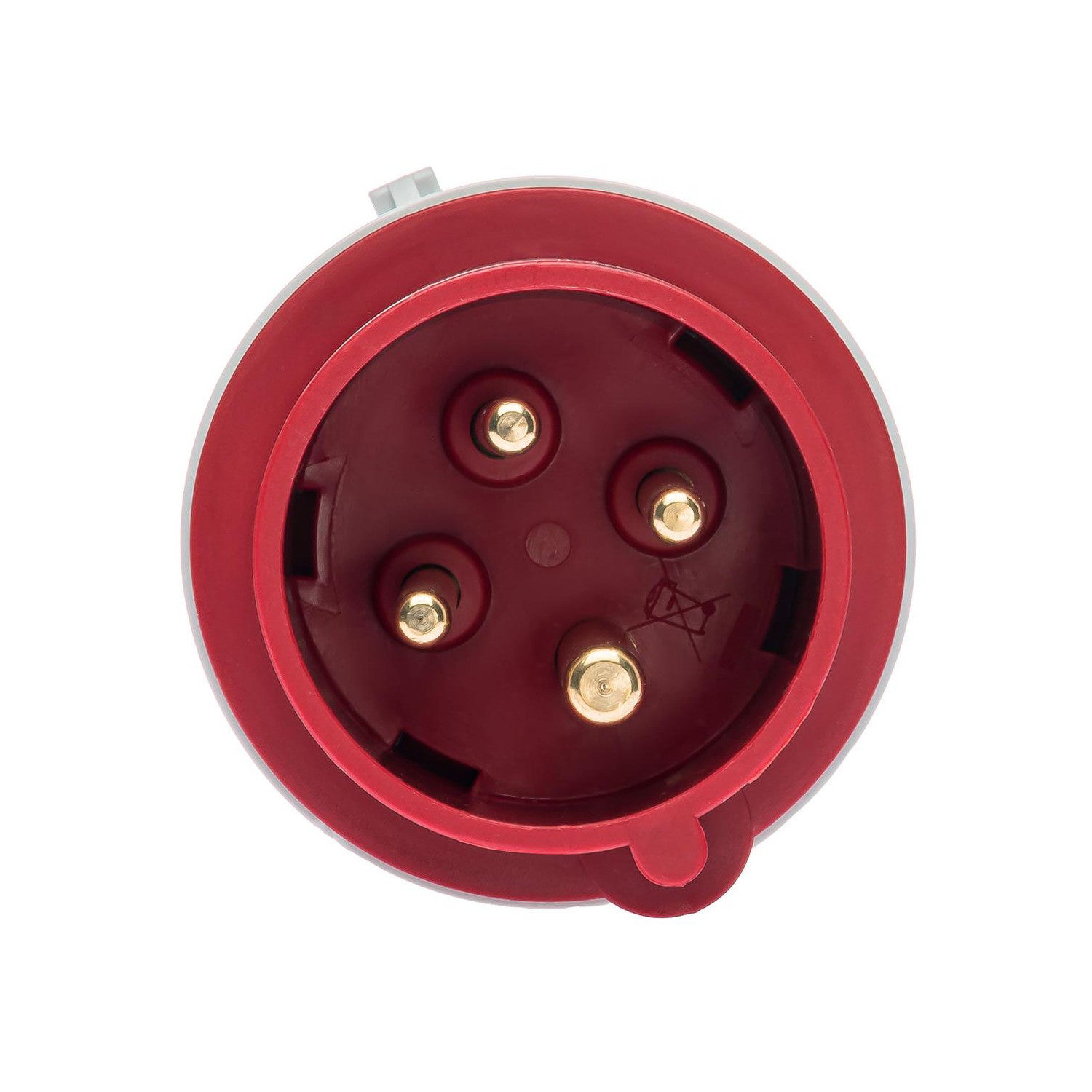 Prise Triphasé 16a 3p+t 380v - 4 Broches - étanche Ip44 - Ide - 2