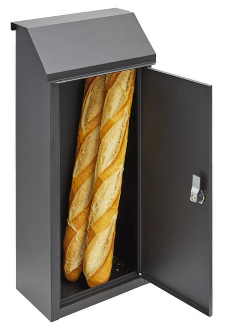 Cassetta Postale Interna Stormguard | In Metallo Con Coperchio Nero | 293x77 Mm - Foto 4