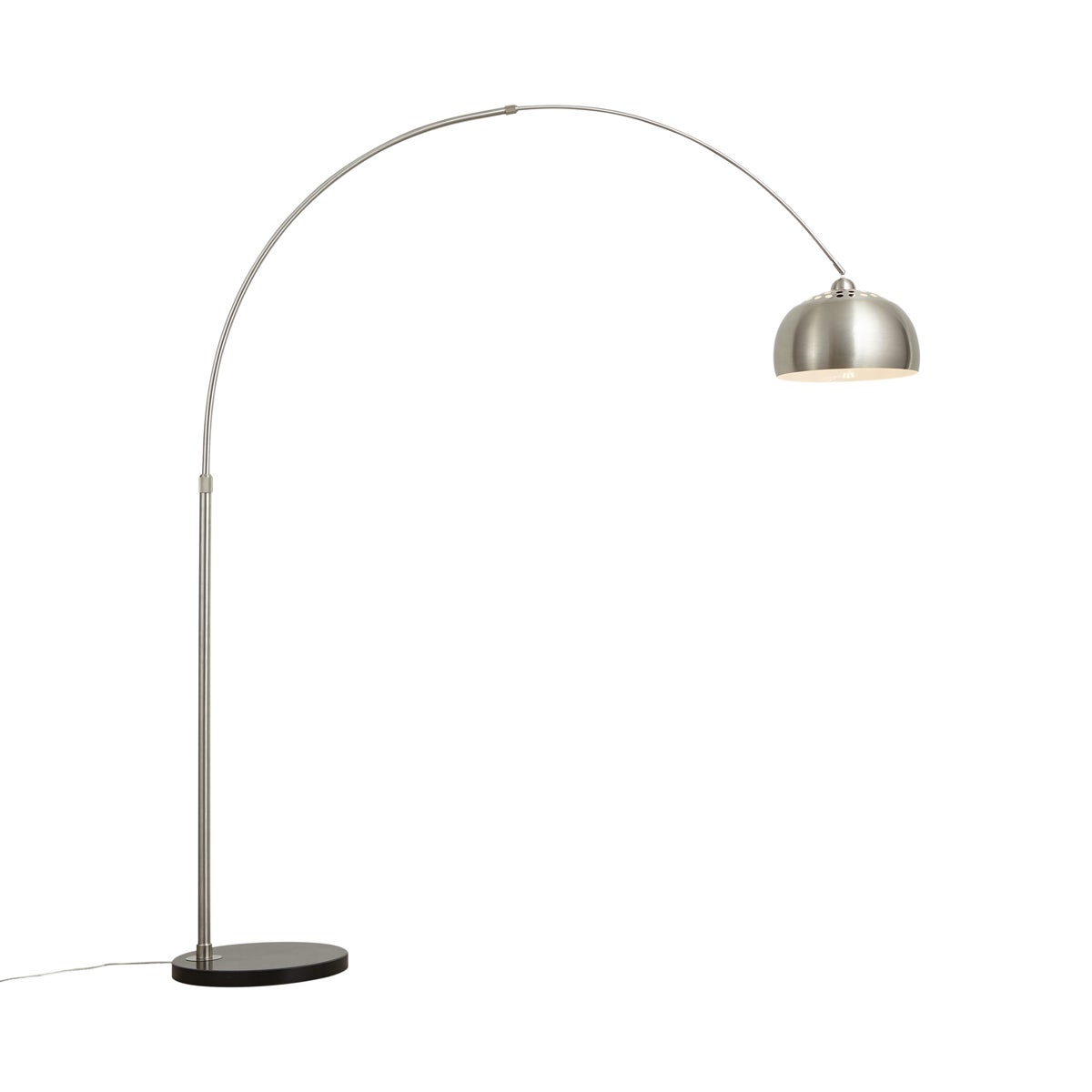 Nowoczesna lampa łukowa ze stali regulowana - Grande