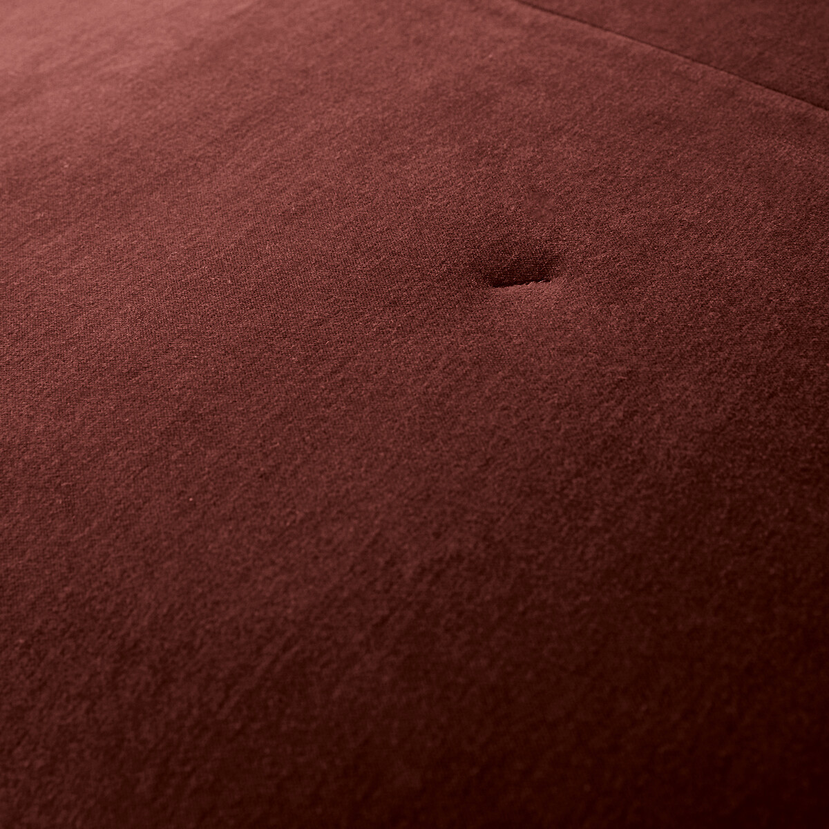 Couvre lit boutis matelassé velours coton, Velvet - Grenat - 230 x 250 cm - 4
