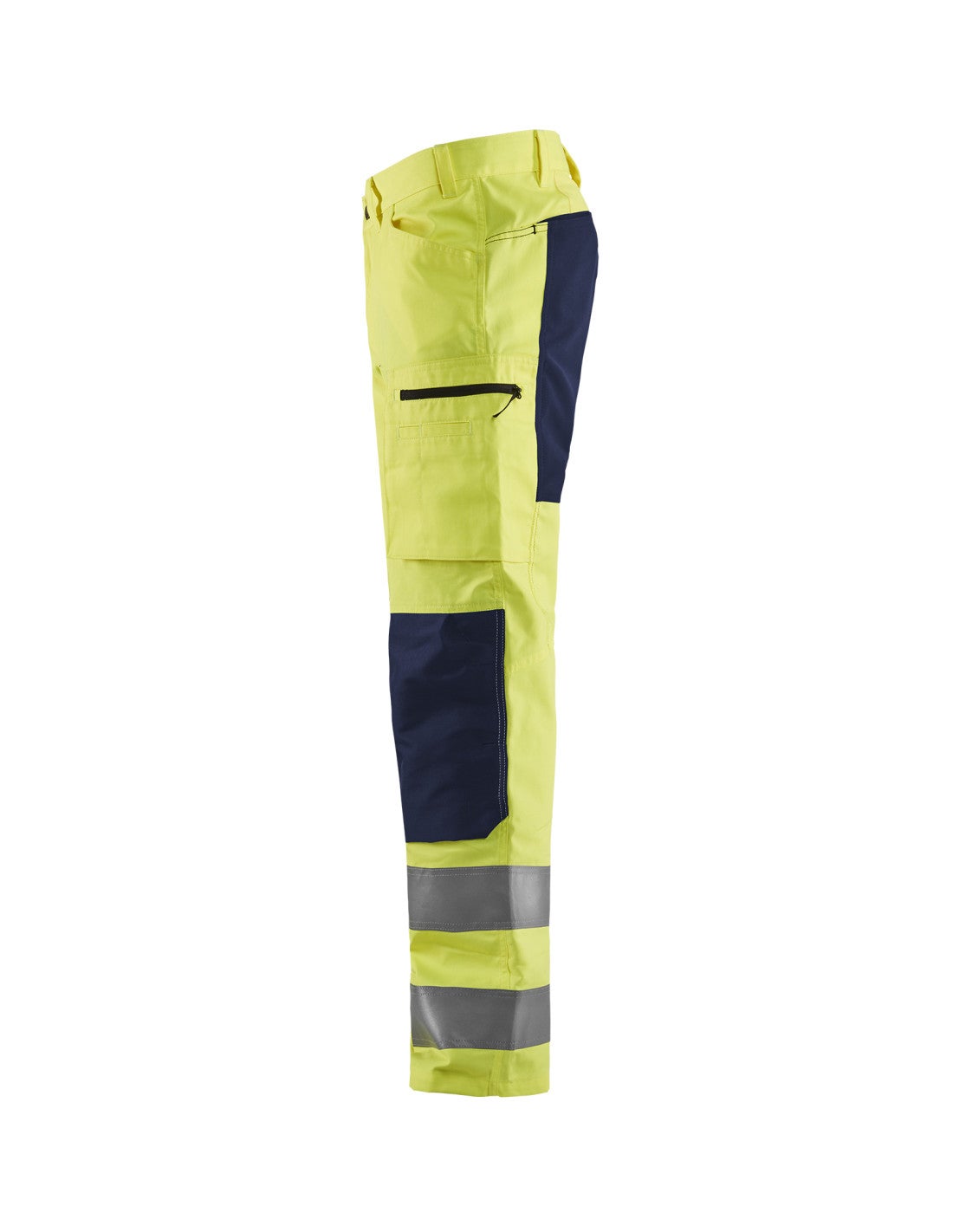Pantalon artisan haute-visibilité +stretch Jaune fluo/Marine 1585 - Blaklader - Taille 44 - 4