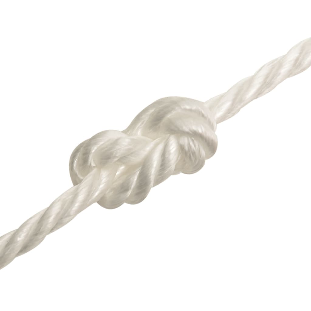 Corda | Cordão de trabalho 10 mm 100 m polipropileno branco CFW20986 - 5